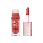 Makeup Revolution Pout Bomb Plumping Gloss - Melba Warm Peach