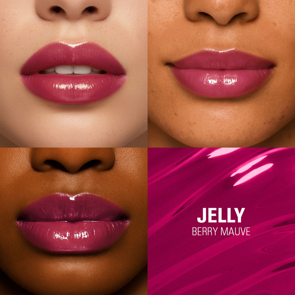Makeup Revolution Pout Bomb Plumping Gloss - Jelly Berry Mauve - Distacart