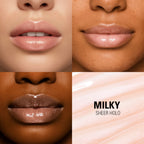 Makeup Revolution Pout Bomb Plumping Gloss - Milky Sheer Holo