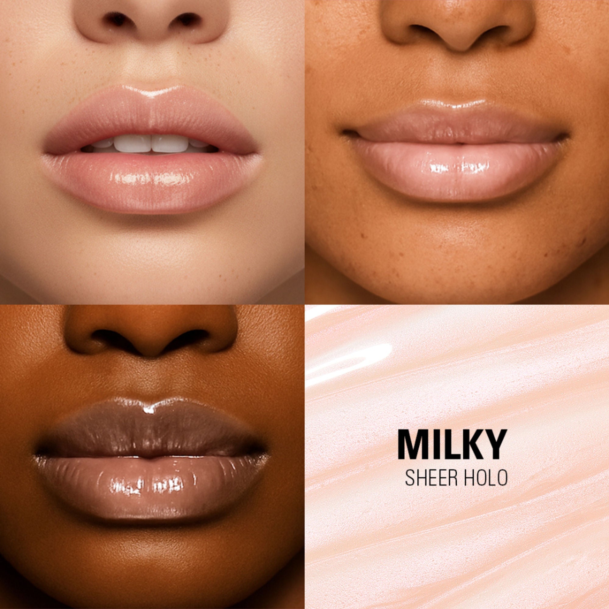 Makeup Revolution Pout Bomb Plumping Gloss - Milky Sheer Holo