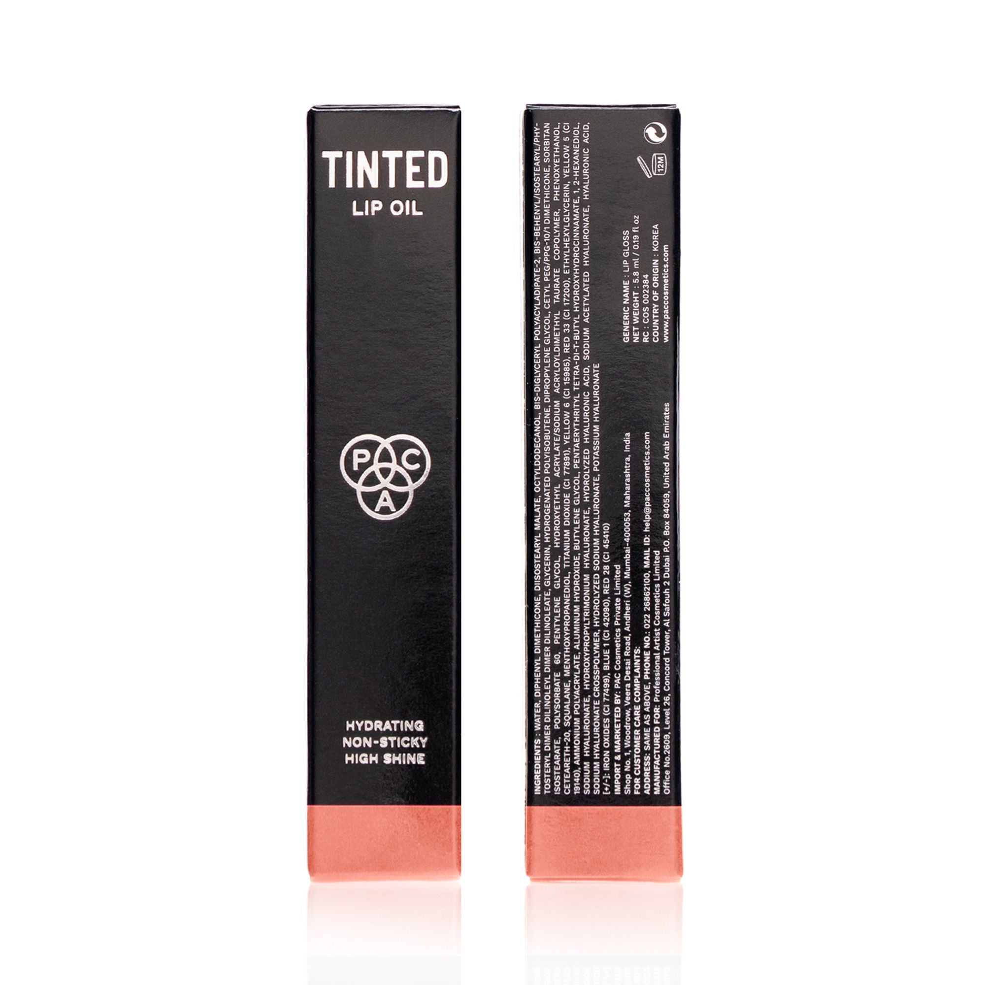 PAC Studio Tinted Lip Oil - Top Model