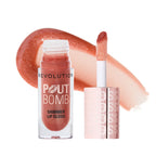 Makeup Revolution Pout Bomb Shimmer Lip Gloss - Nude Glow