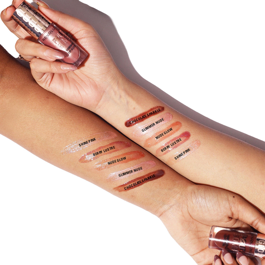 Makeup Revolution Pout Bomb Shimmer Lip Gloss - Berry Lusture - Distacart
