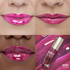 Makeup Revolution Pout Bomb Shimmer Lip Gloss - Berry Lusture - Distacart