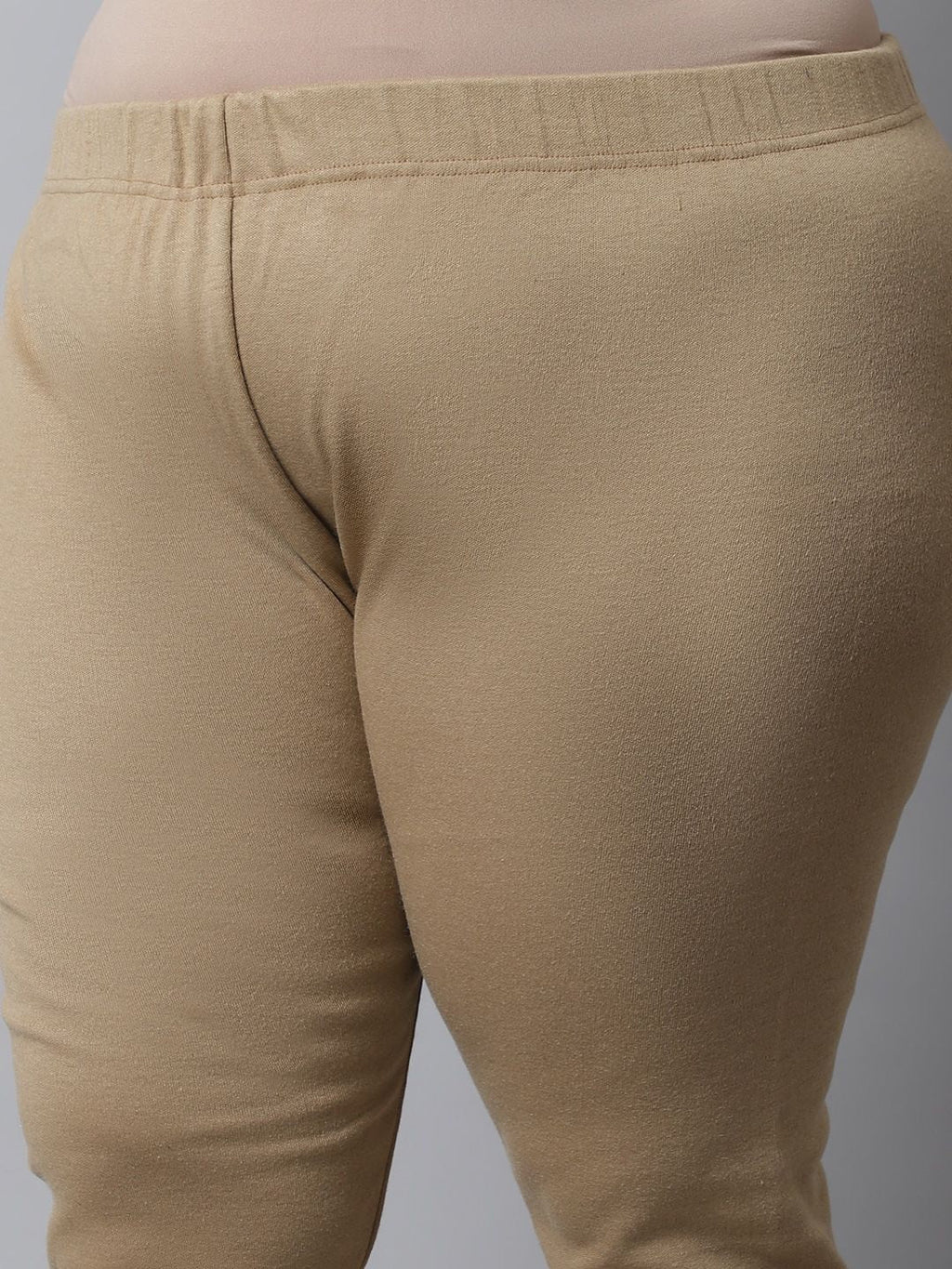 TAG 7 Plus Size Women Pack of 2 Solid Ankle-Length Leggings