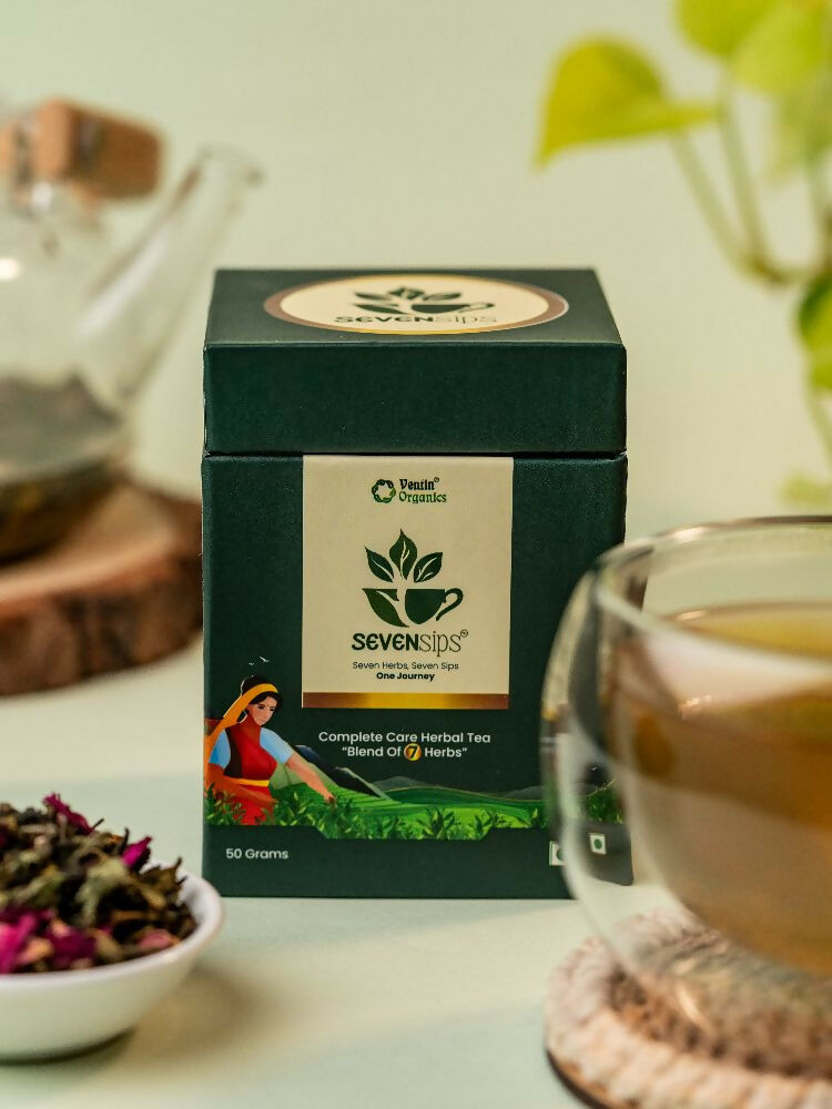 Ventin Organics Seven Sips Complete Care Herbal Tea - Distacart