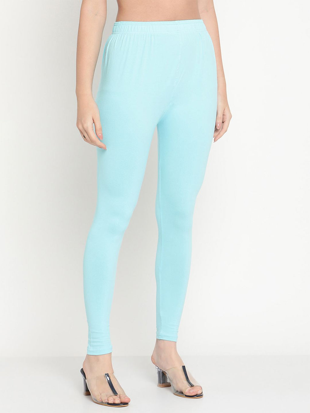 TAG 7 Women Solid Ankle-Length Leggings