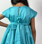 ArthLife Blue Unicorn Party Wear Dress