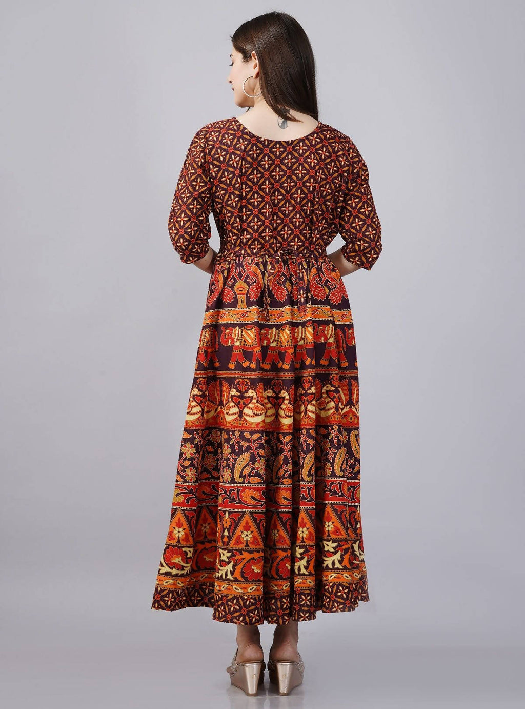 Vamika Multicolor Cotton Printed Party/Casual Wear Kurti (GAM17K)