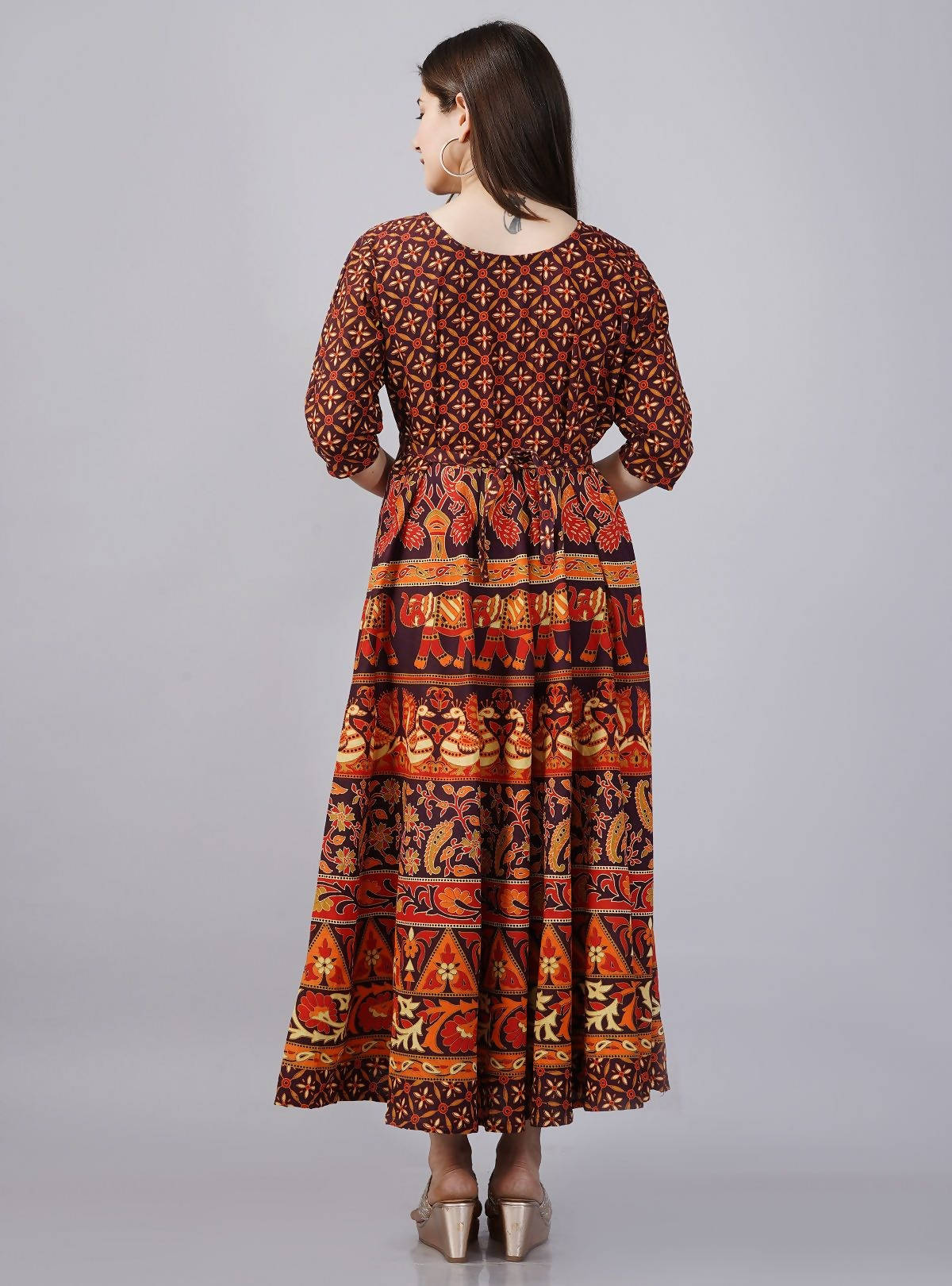 Vamika Multicolor Cotton Printed Party/Casual Wear Kurti (GAM17K)