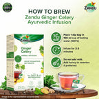 Zandu Ginger Celery Herbal Infusion Tea