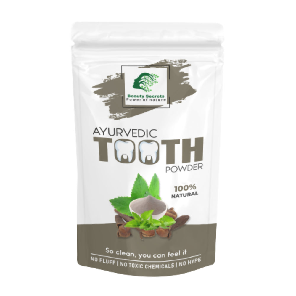 Beauty Secrets Ayurvedic Tooth Powder - Distacart