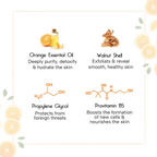 Keya Seth Aromatherapy Orange Gel Scrub with Walnut