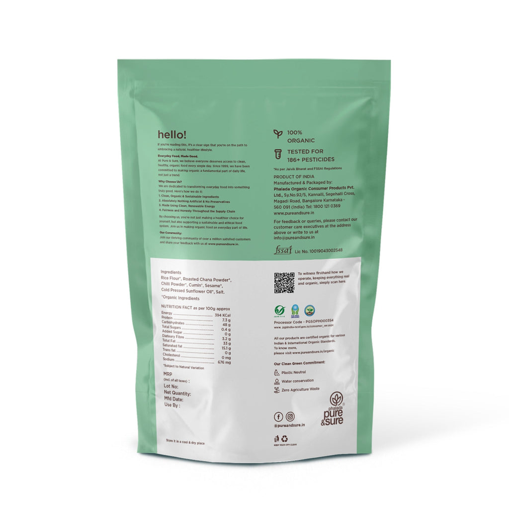 Pure & Sure Organic Chakli - Distacart