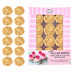 confect edible rose cake toppers edible toppers roses for cake decorations 12 roses champagne gold