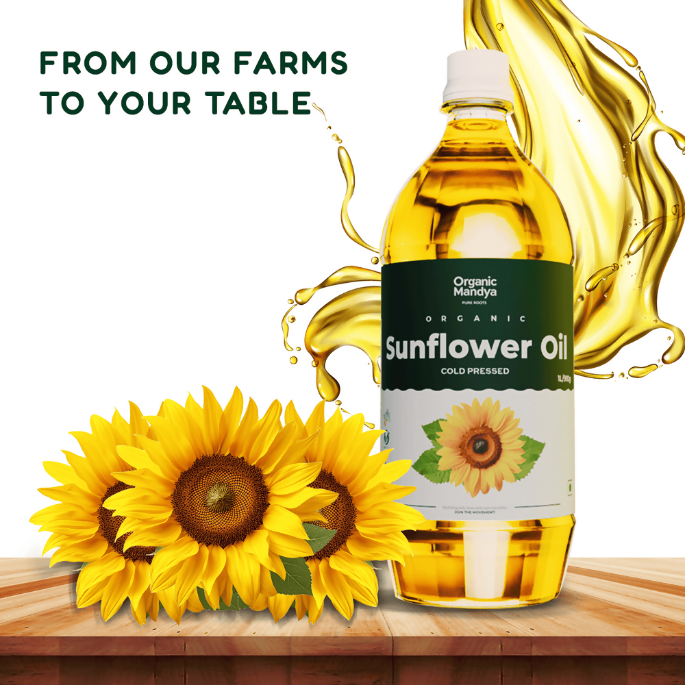 Organic Mandya Sunflower Oil - Cold Pressed