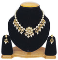 Joban Fashion White kundan work Necklace Set
