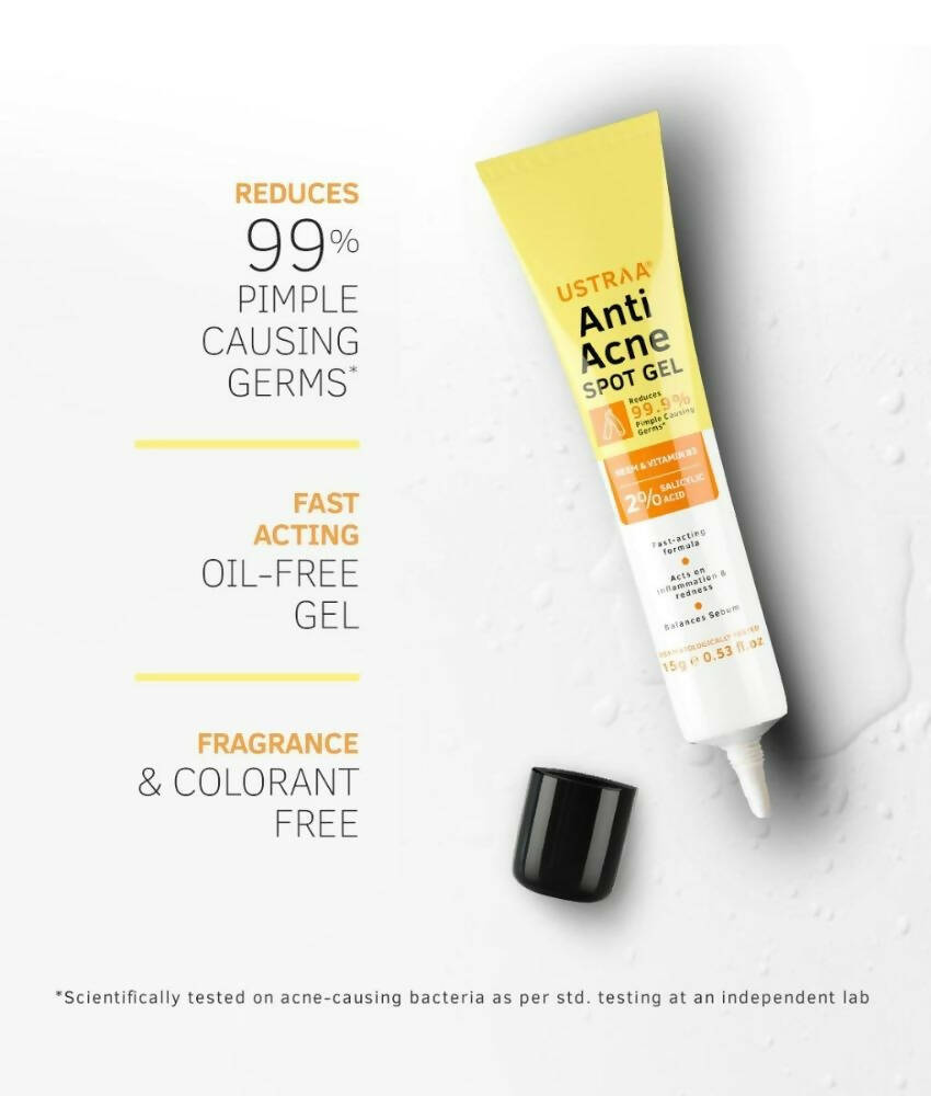 Ustraa Anti-Acne Spot Gel with Neem & Vitamin B3