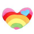 The Purple Tree Rainbow Heart Cushion, Valentines Day Gift