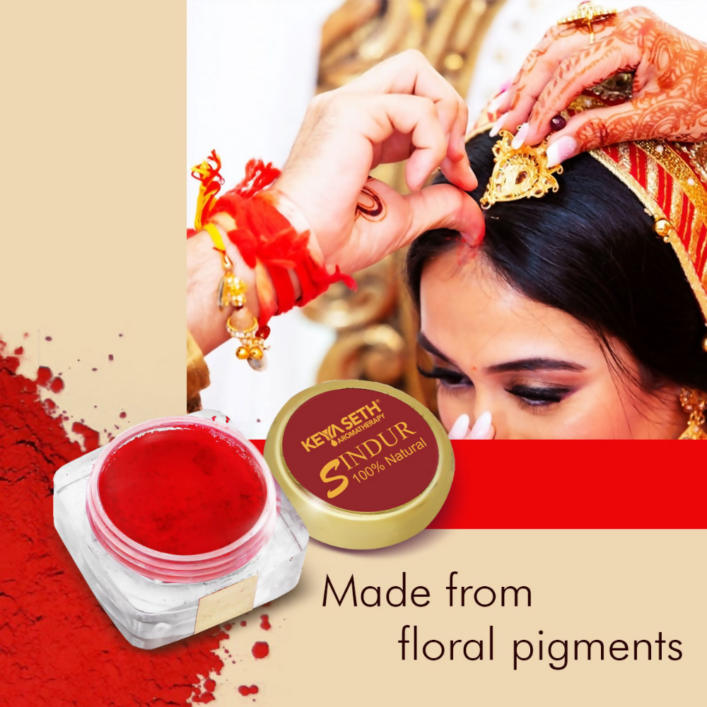 Keya Seth Aromatherapy 100% Natural Red Sindoor Powder - Distacart
