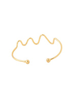 NVR Women Gold Plated Adjustable Kada Bracelet - Distacart