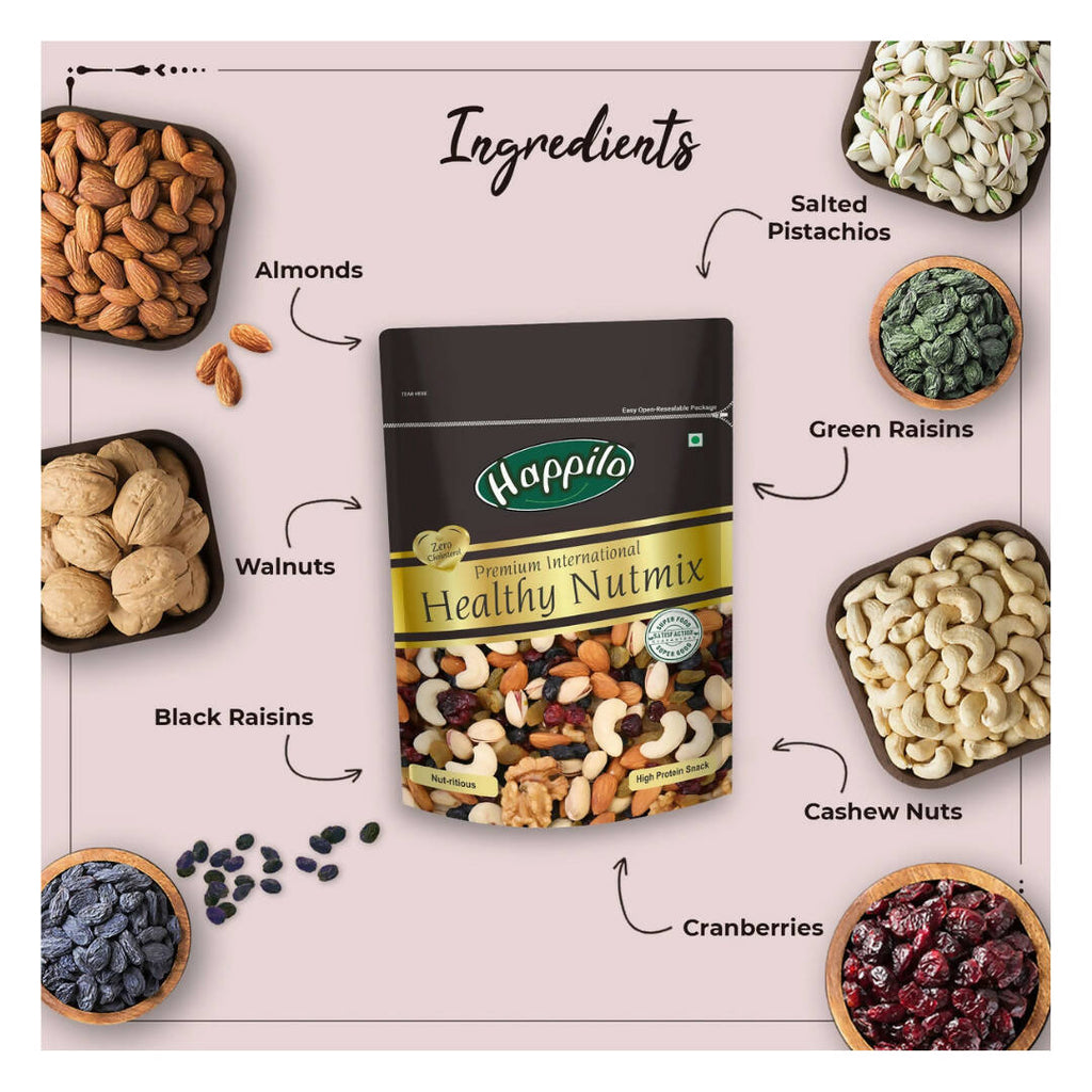 Happilo Healthy & Nutritious Premium Nut Mix - Distacart