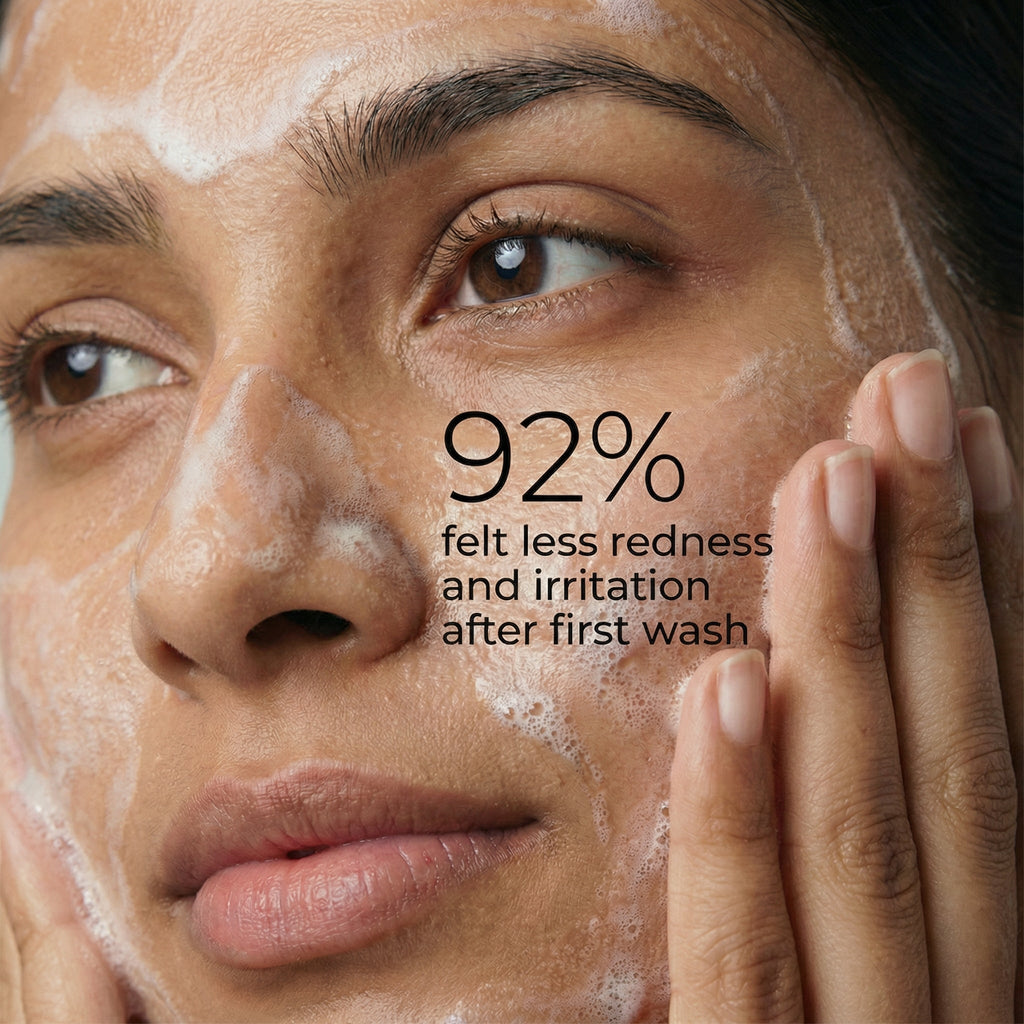 VedicDerm Red Vine Deep Facial Cleanser with Witch Hazel Extract
