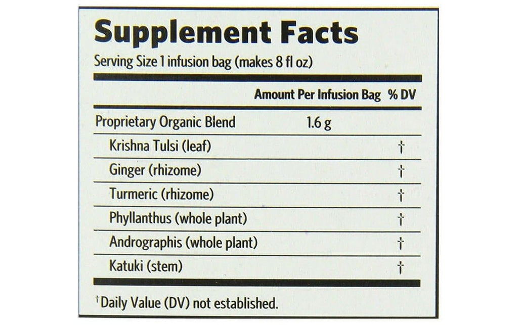 Organic India Tulsi Cleanse 25 Tea Bags - Distacart