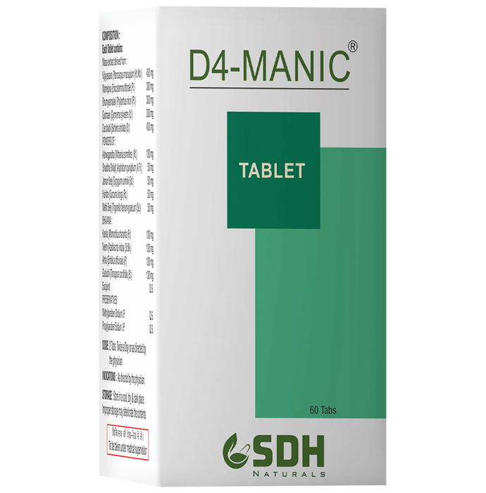 SDH Naturals D4-Manic Tablet