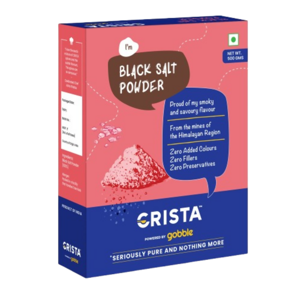 Crista Spices Black Salt Powder - Distacart