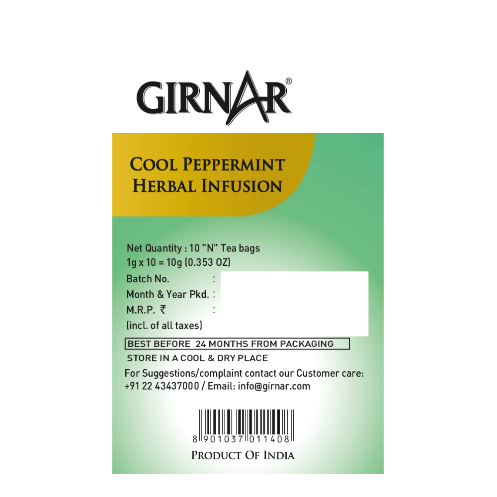 Girnar Cool Peppermint Herbal Infusion - Distacart