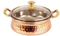 Handmade Steel Copper Casserole with Lid