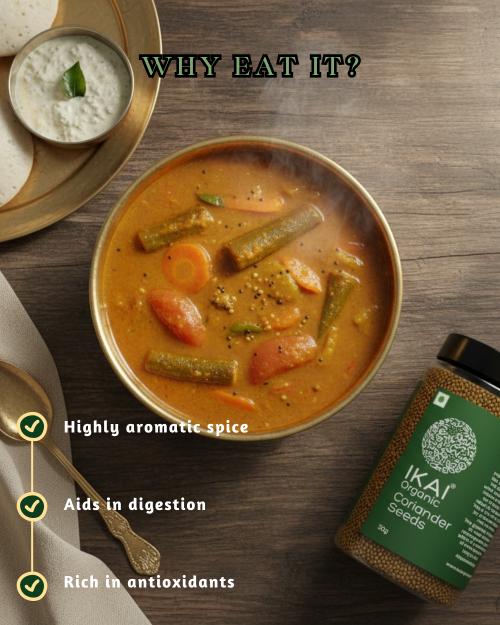 IKAI Organic Coriander Seeds - Distacart