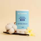 Bitamin Cotton Vanilla Teens Natural Deodorant Roll On Stick - Distacart