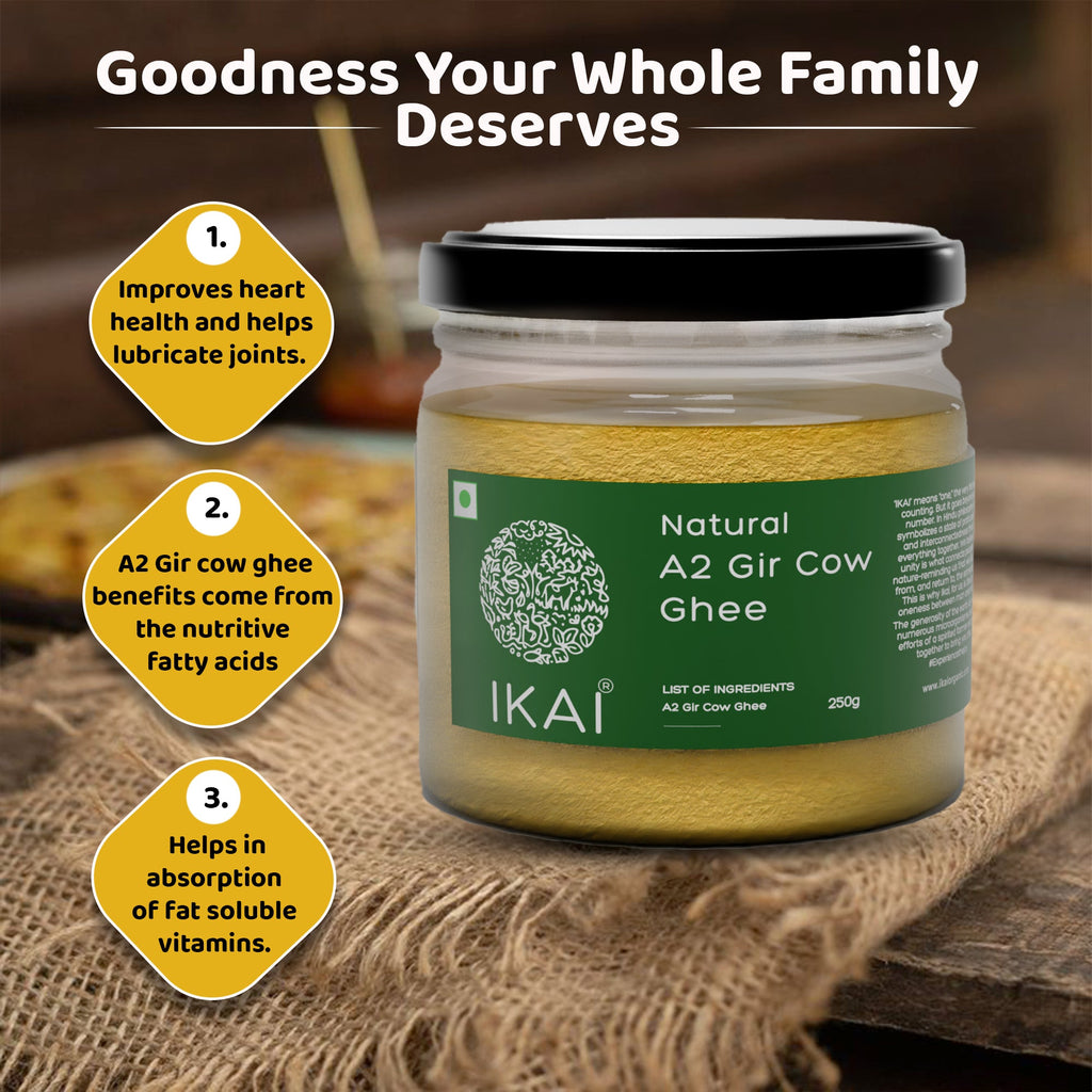 IKAI Natural A2 Gir Cow Ghee - Distacart