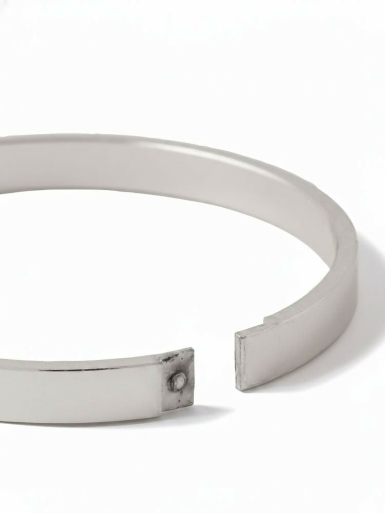 NVR Men's Silver Kada Bracelet - Distacart