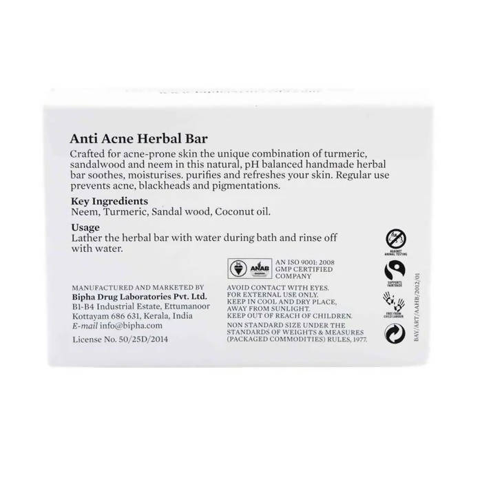 Bipha Ayurveda Anti Acne Herbal Bar