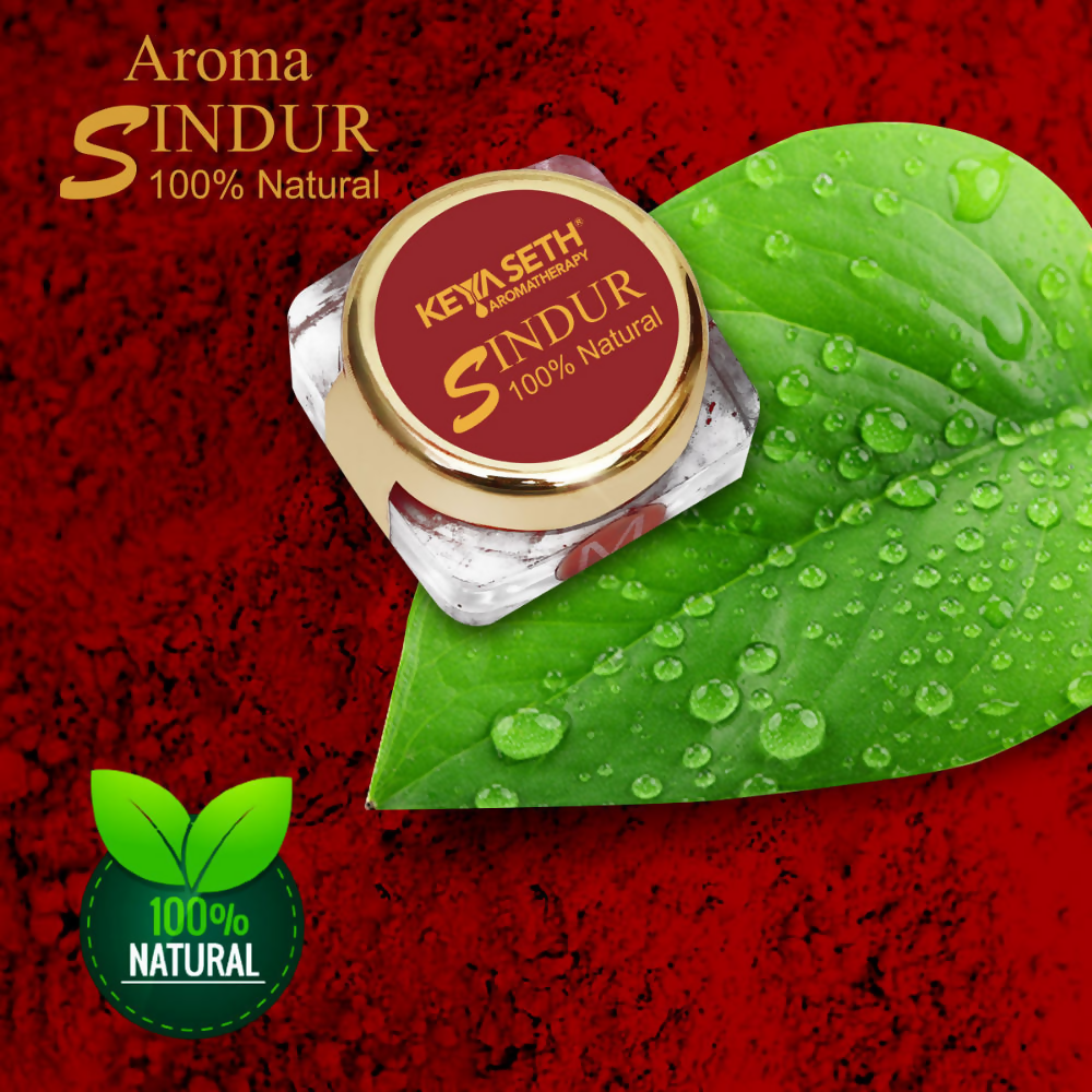 Keya Seth Aromatherapy 100% Natural Maroon Sindoor Powder - Distacart