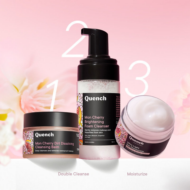 Quench Ultra Light Gel Moisturizer With 2% Niacinamide & Cherry Blossom For Intense Brightening - Distacart