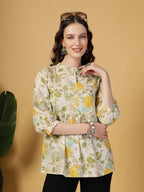 Yufta Cream Pure Cotton Top
