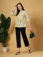 Yufta Cream Pure Cotton Top