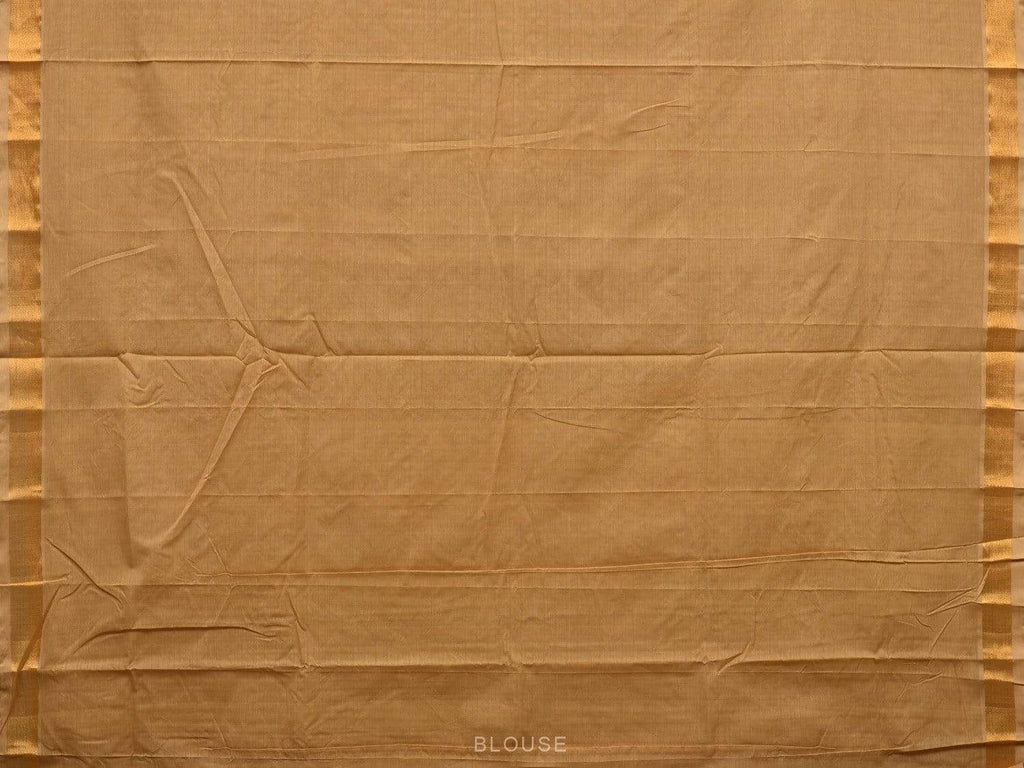 Cream Uppada Cotton Handloom Saree with Jamdani Pallu Design - Global Threads