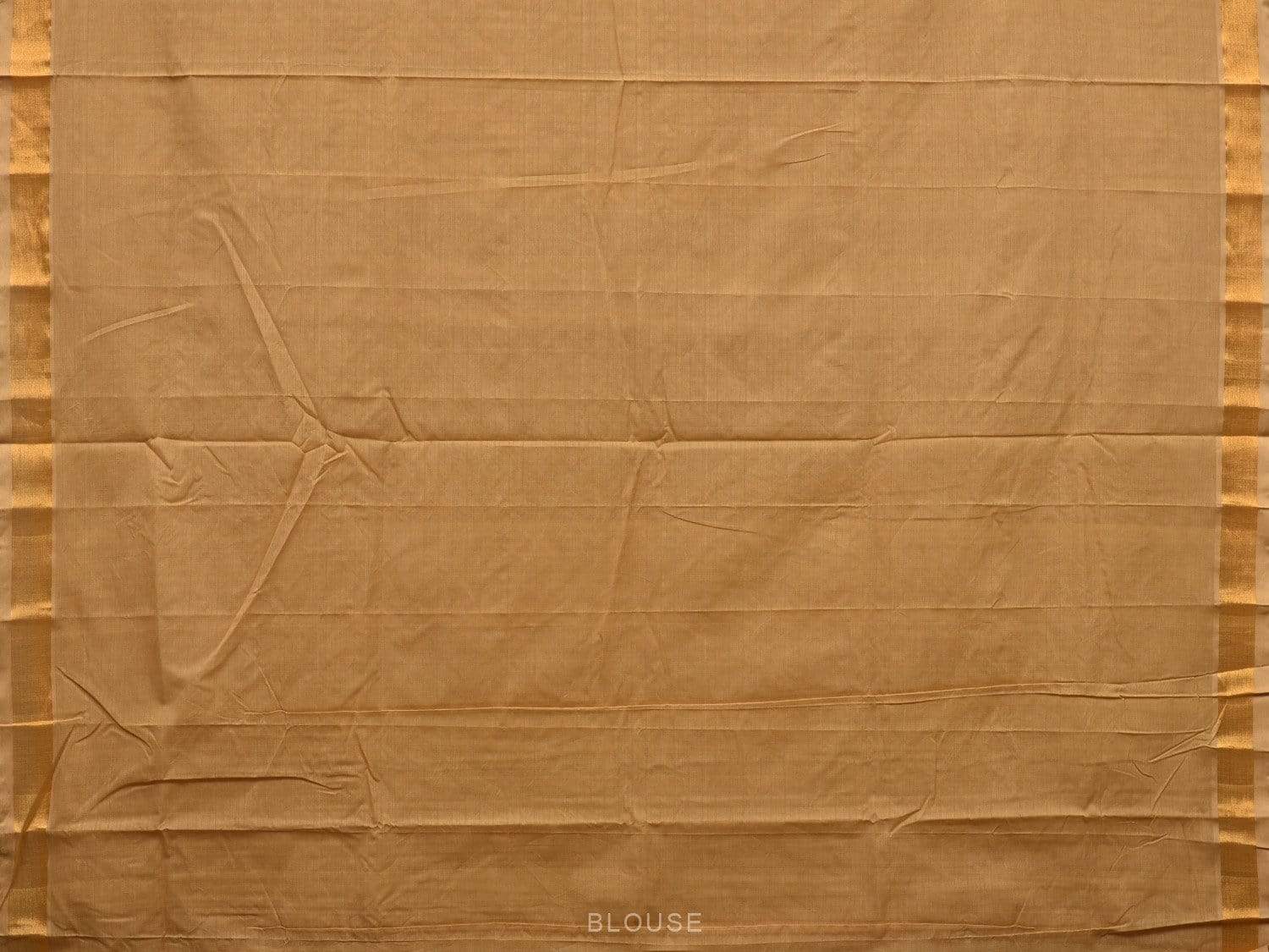 Cream Uppada Cotton Handloom Saree with Jamdani Pallu Design - Global Threads