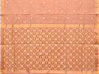 Cream Uppada Cotton Silk Handloom Saree with Jamdani Grill Design - Global Threads