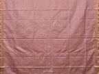 Cream Uppada Silk Handloom Saree with Mango Pallu Design - Global Threads