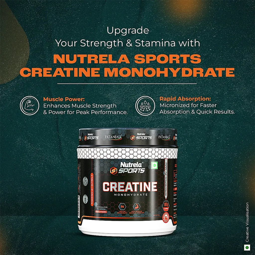 Patanjali Nutrela Sports Creatine Monohydrate - Distacart