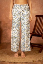 Joban Fashion Blue Hand Block Printed Cotton Suit Set - Distacart