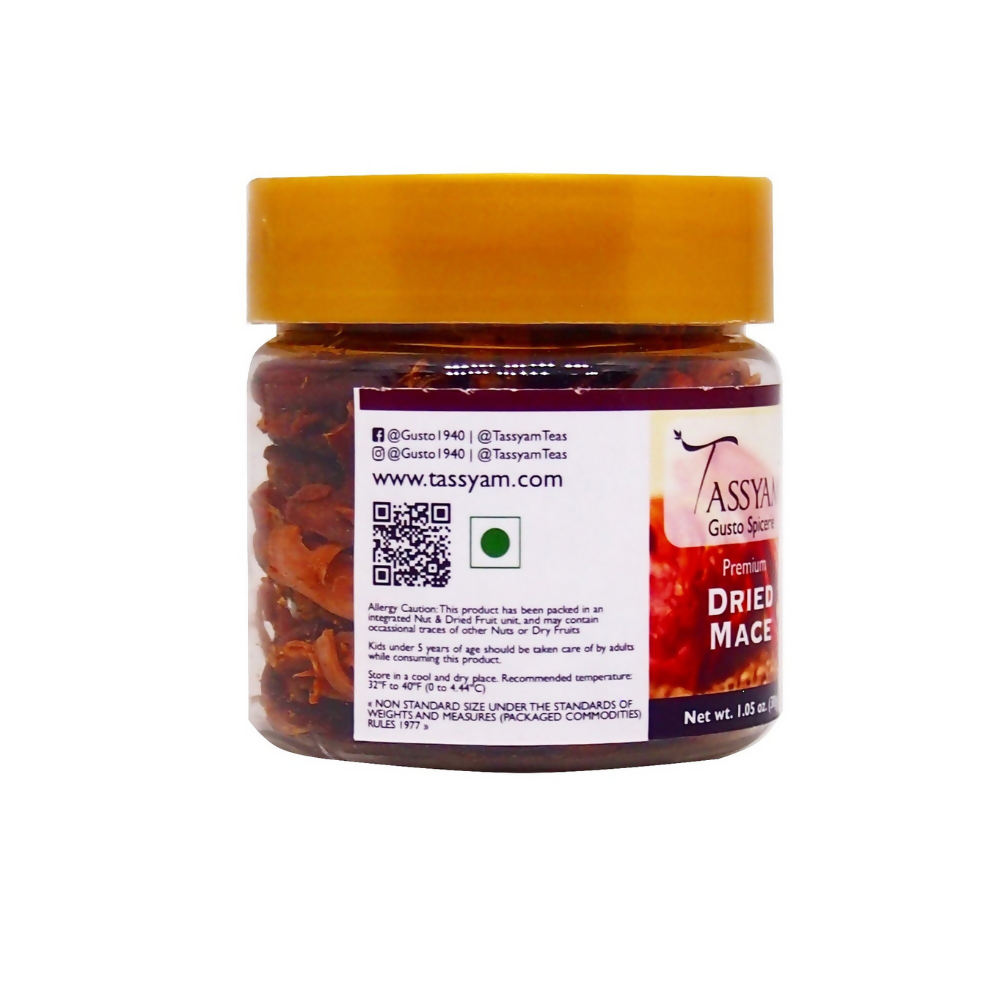 Tassyam Organics Whole Mace - Distacart