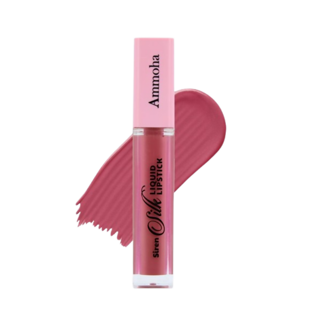 Ammoha Cosmetics Long-Lasting, Matte-Finished Plum Perfection Color Liquid Lipstick