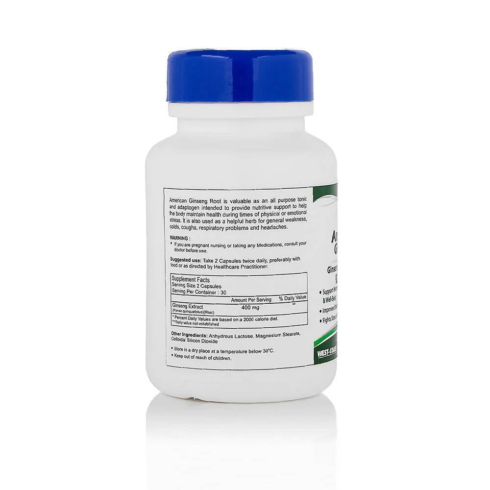 Healthvit American Ginseng Capsules - Distacart